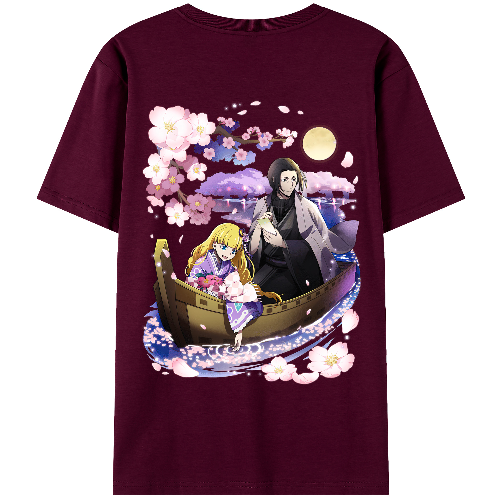 （画像用） 文豪ストレイドッグス Bungo Stray Dogs レディース半袖Tシャツ(バックプリント)